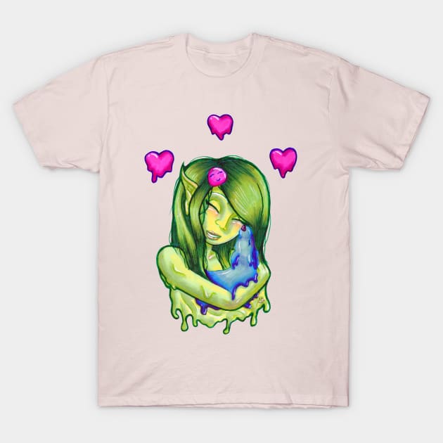 Gooey Kisses (PB) T-Shirt by MB's Workshop